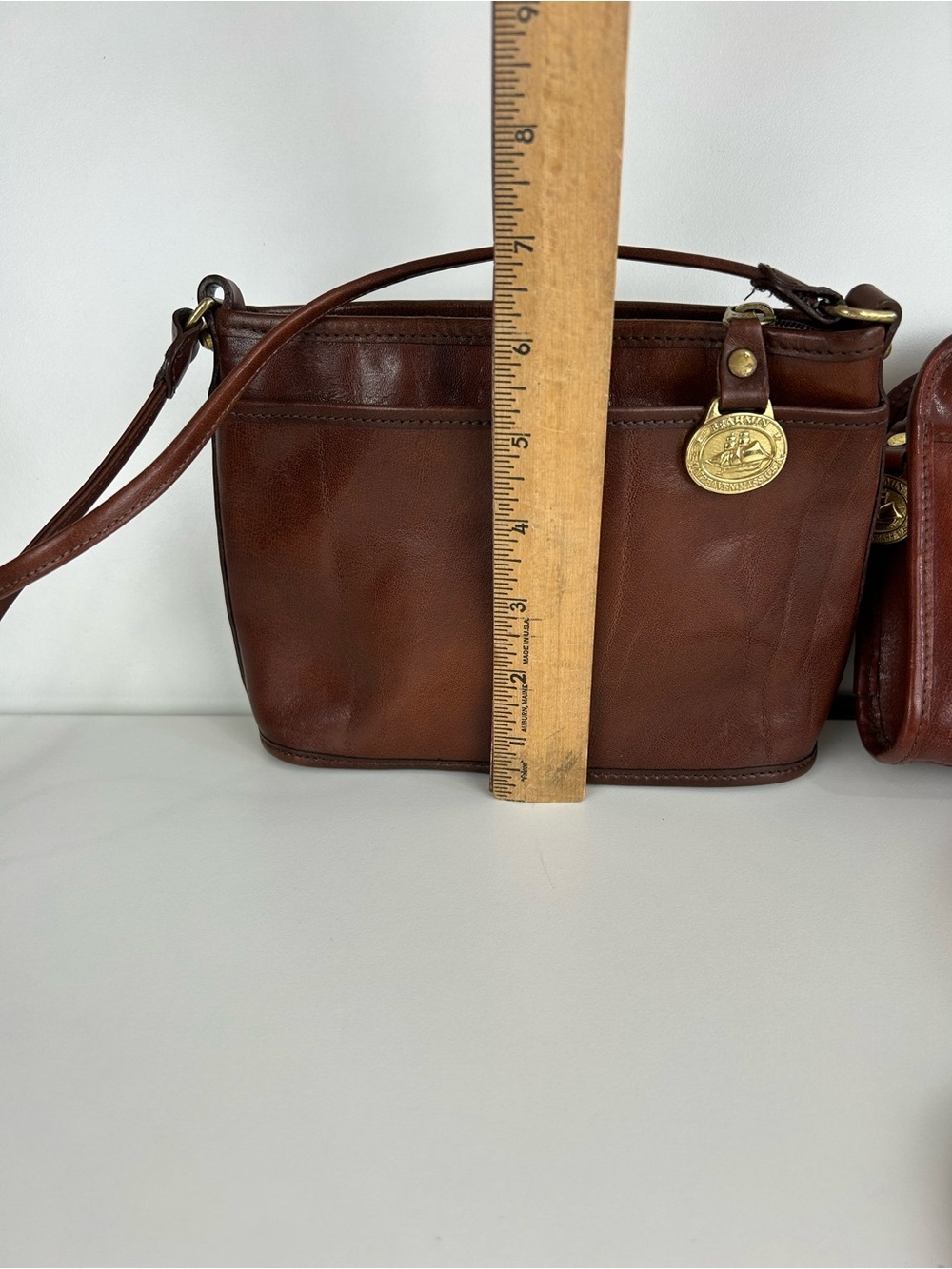 VINTAGE BRAHMIN CROSSBODY SHOULDER BAG PURSE SET OF 2 - Picture 8 of 15